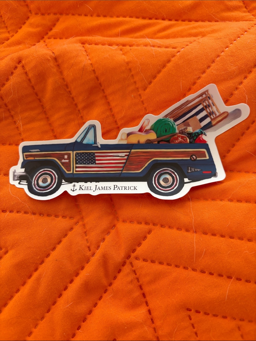 Kiel James Patrick Wagoneer Sticker